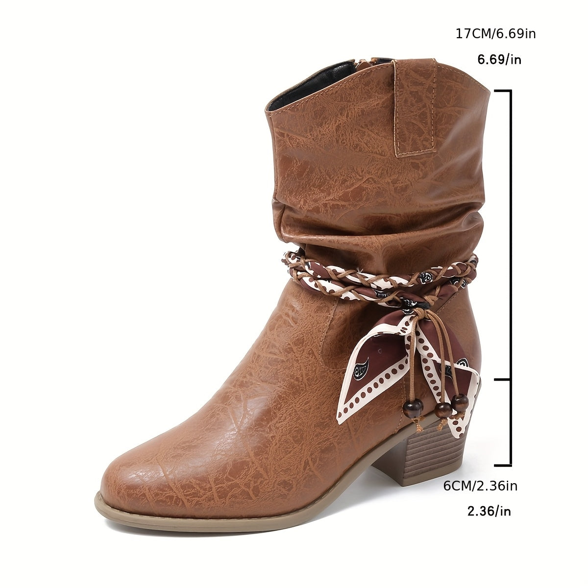 Anna - Cowboy Ankle Boots
