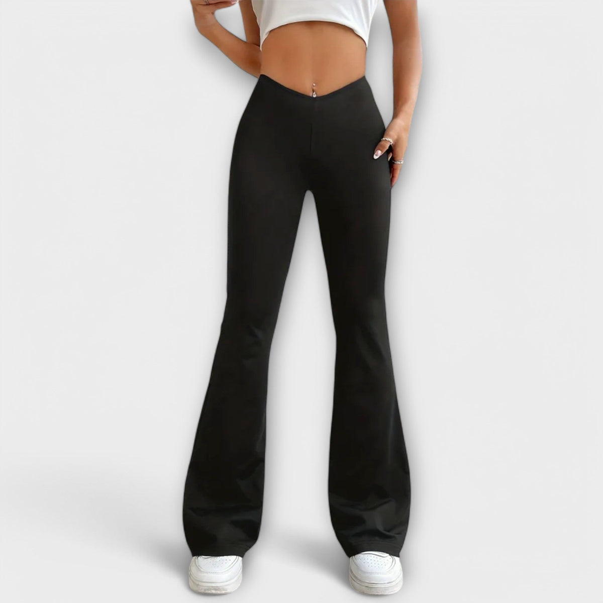 Serena - Relaxed Pants with Flared Legs