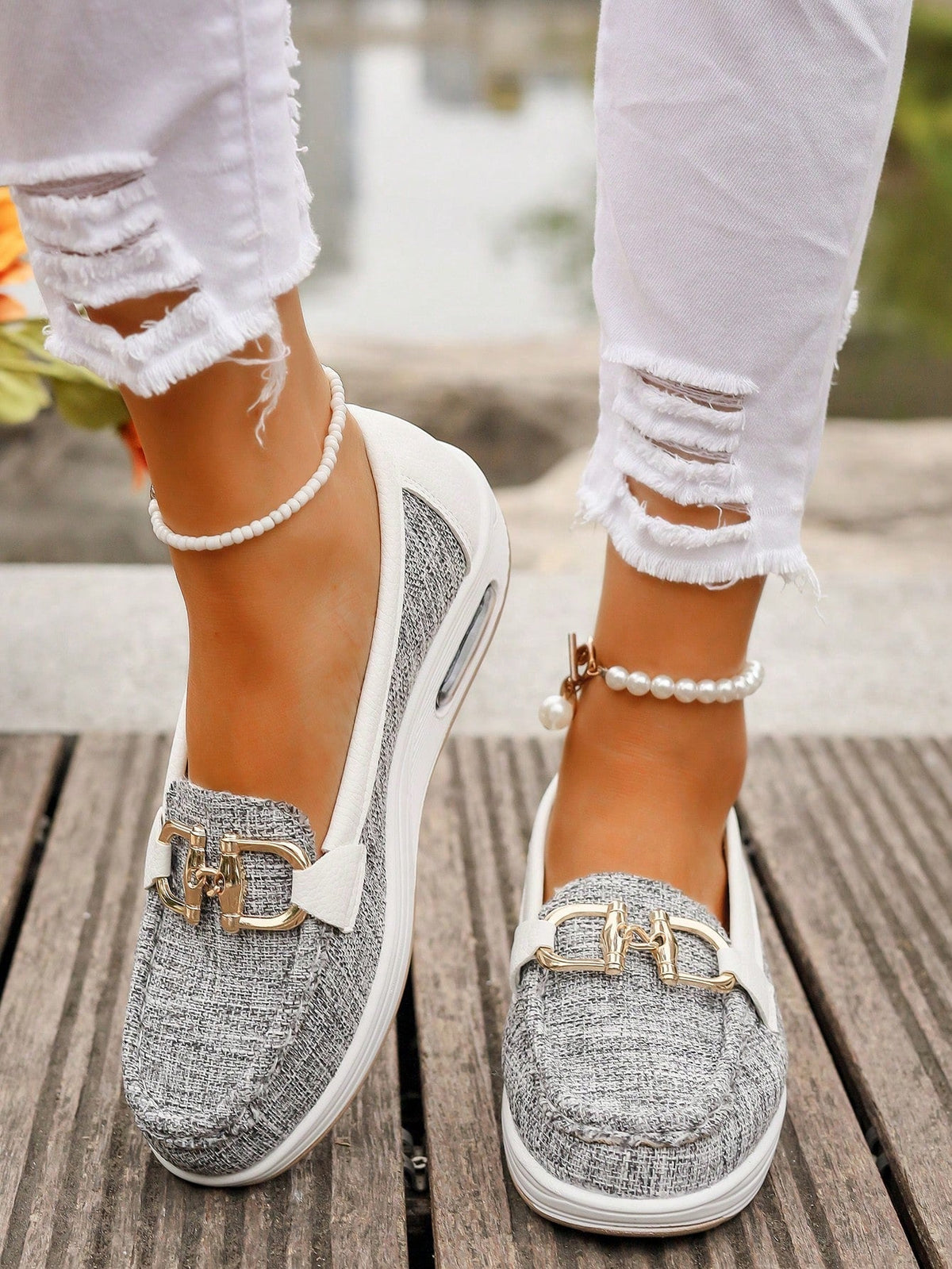 Mari Nati | Platform Loafers with Buckle