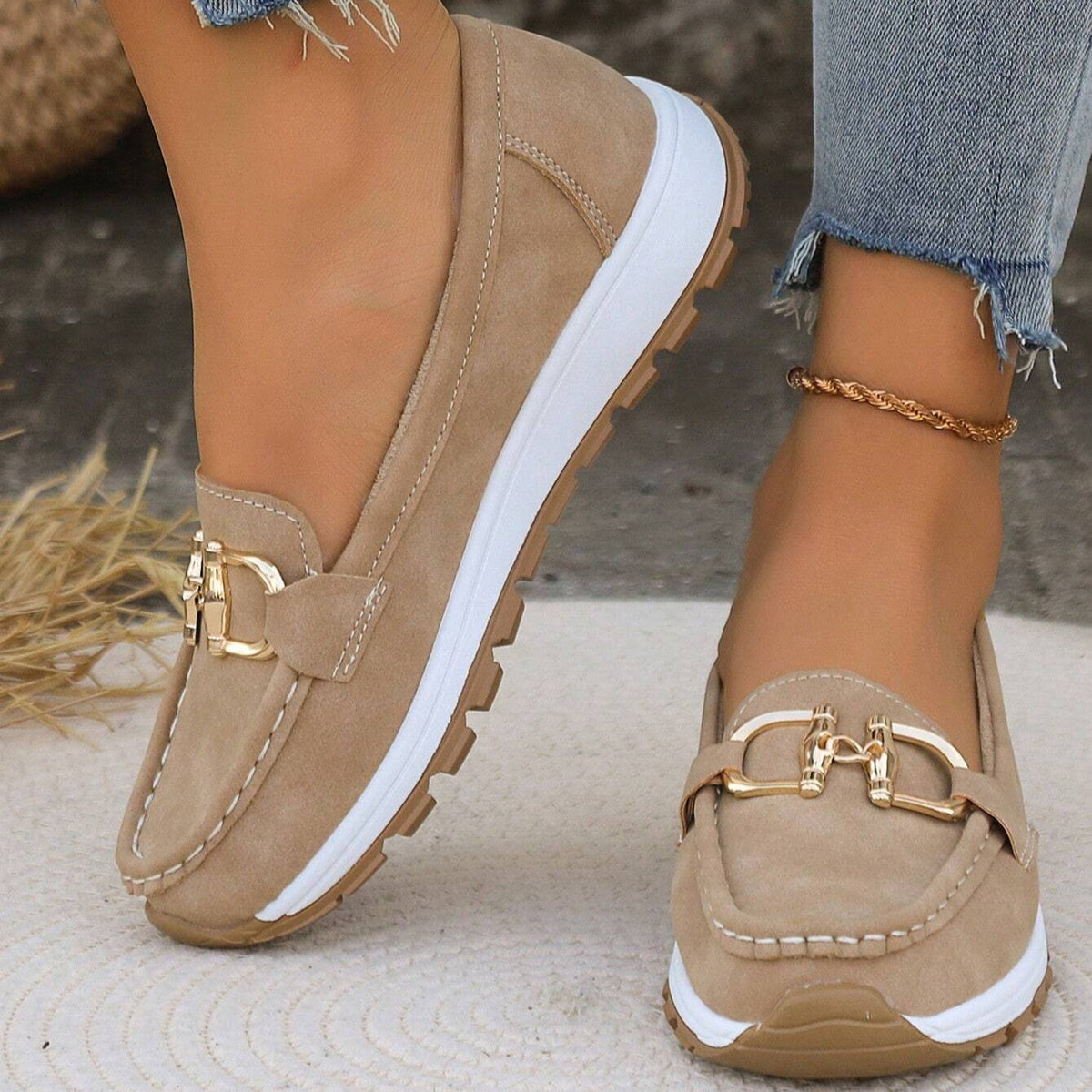 Mari Nati | Platform Loafers with Buckle