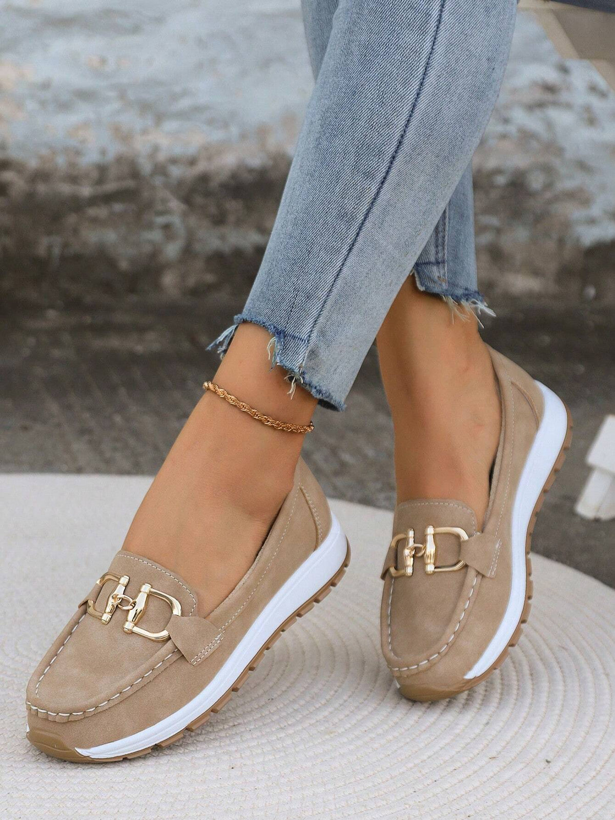 Mari Nati | Platform Loafers with Buckle