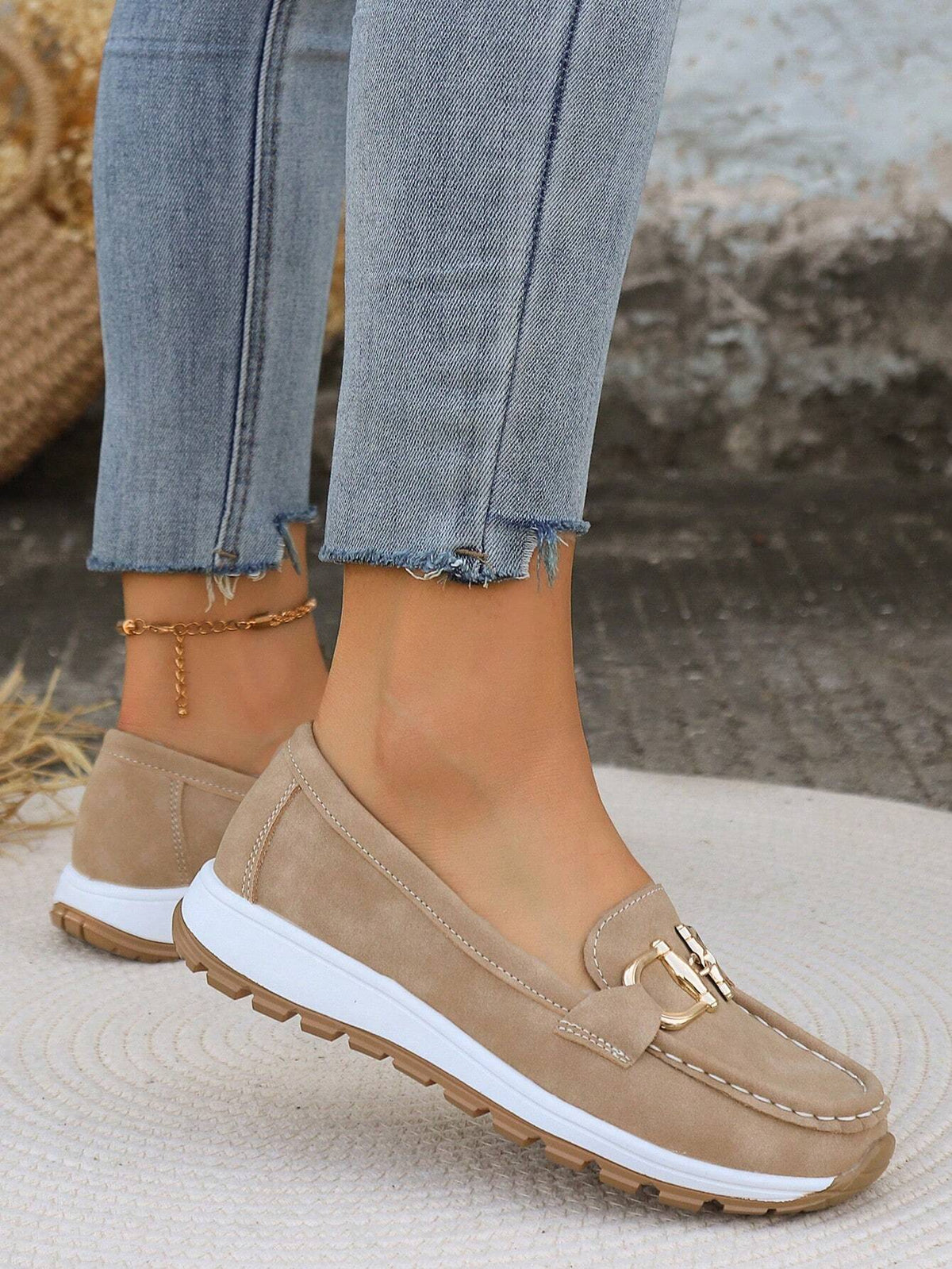 Mari Nati | Platform Loafers with Buckle