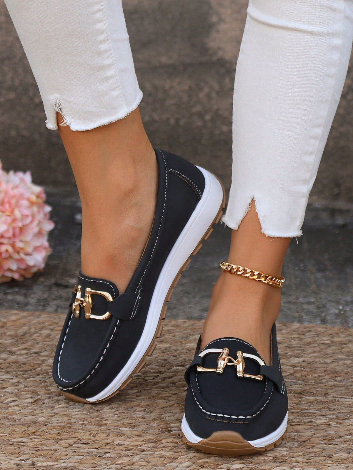 Mari Nati | Platform Loafers with Buckle
