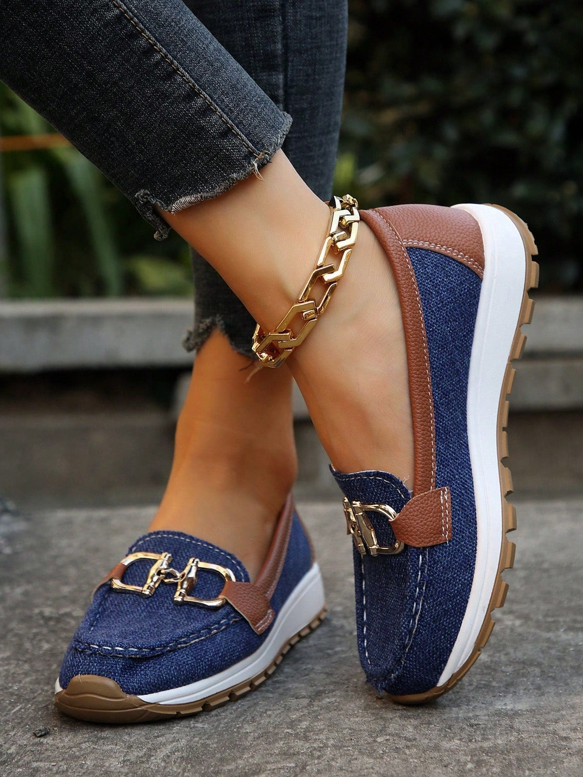 Mari Nati | Platform Loafers with Buckle