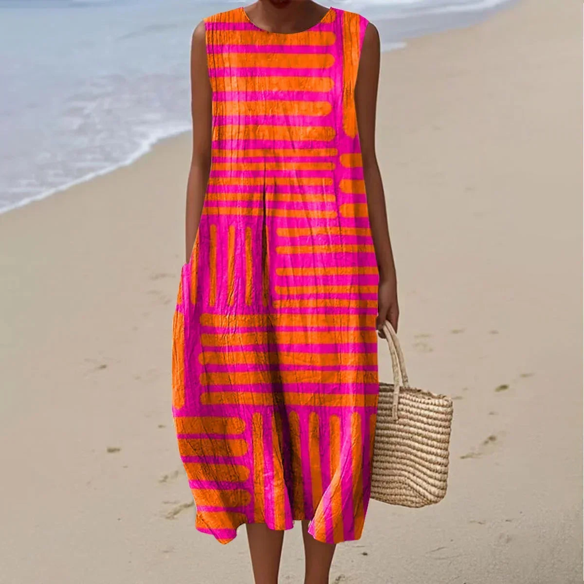 Jody - Sleeveless Summer Dress with Pockets