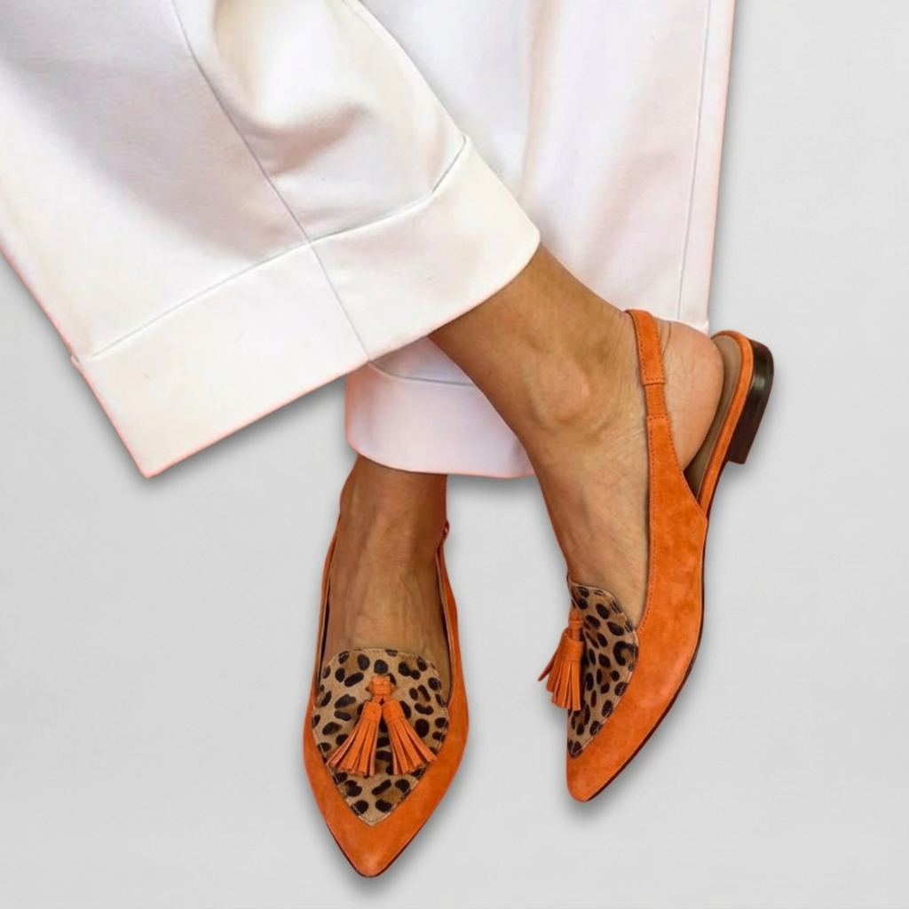Juana Rosa | Sandals with Straps and Fringes