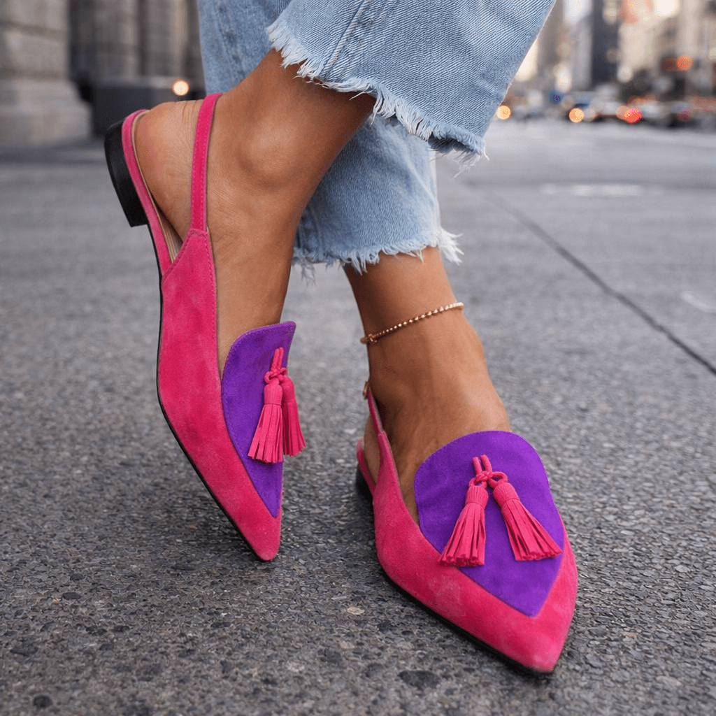 Juana Rosa | Sandals with Straps and Fringes