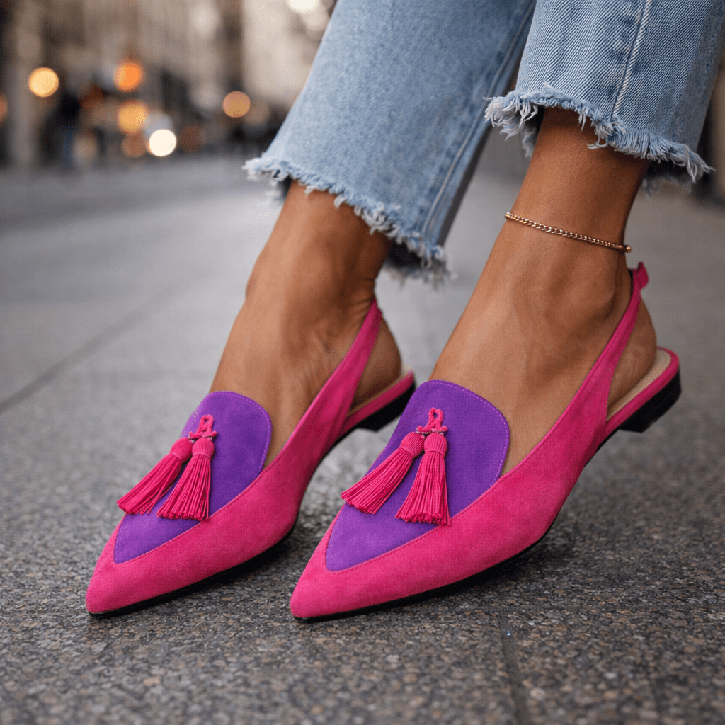 Juana Rosa | Sandals with Straps and Fringes
