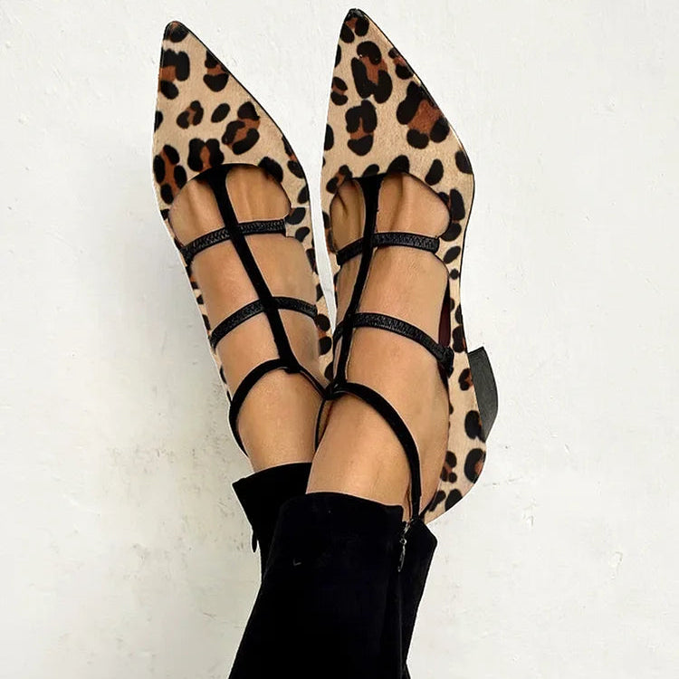 Carmen Luz | Heels with Leopard Strap