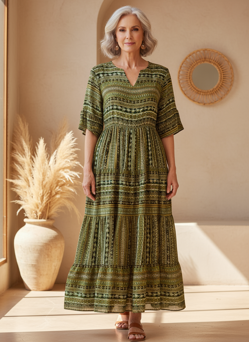 Joraine - Ethno Flow Dress