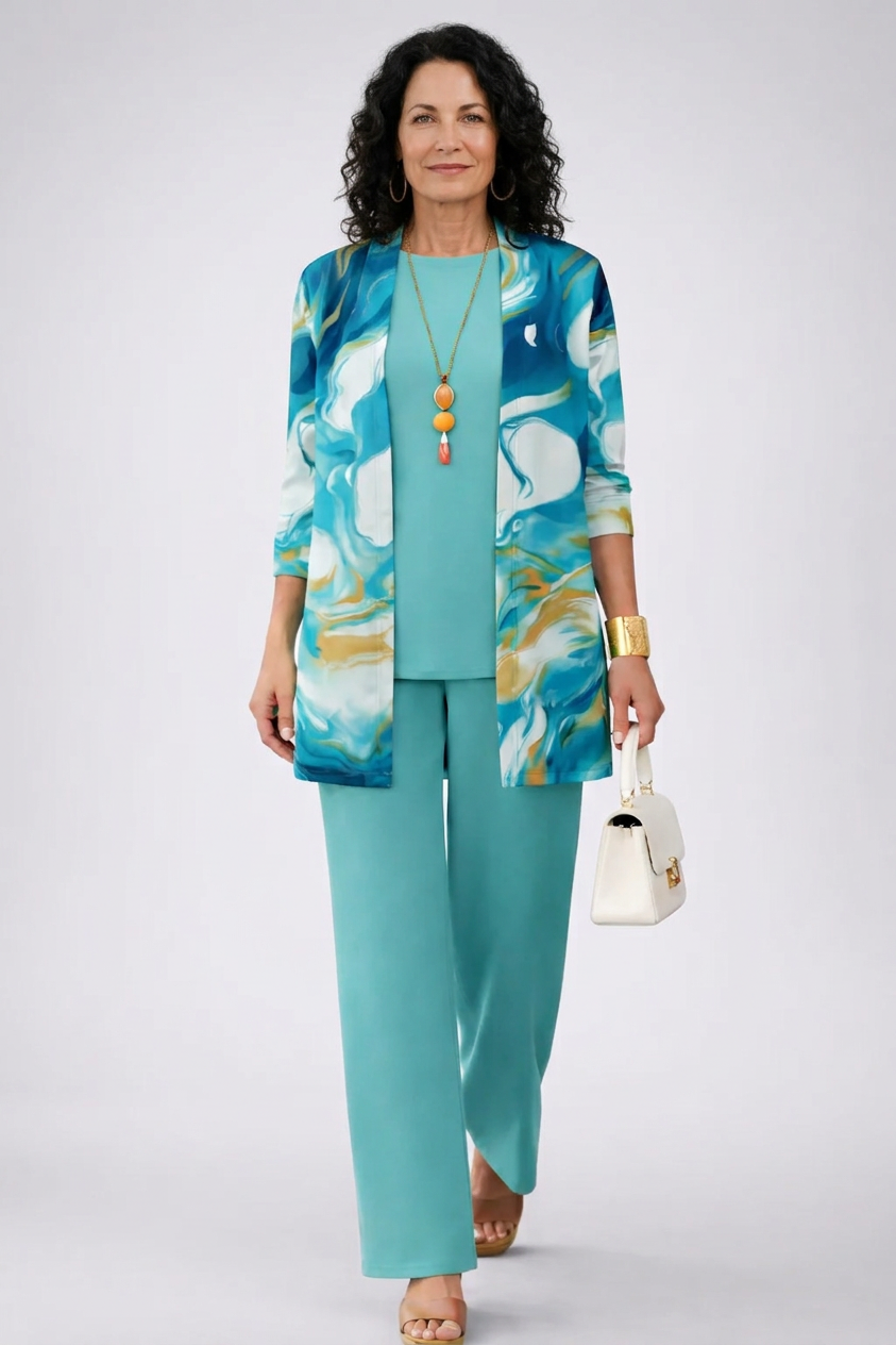 Linen | Three-Piece Set Classic Elegance