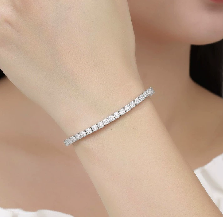 Tennis Bracelet | Silver