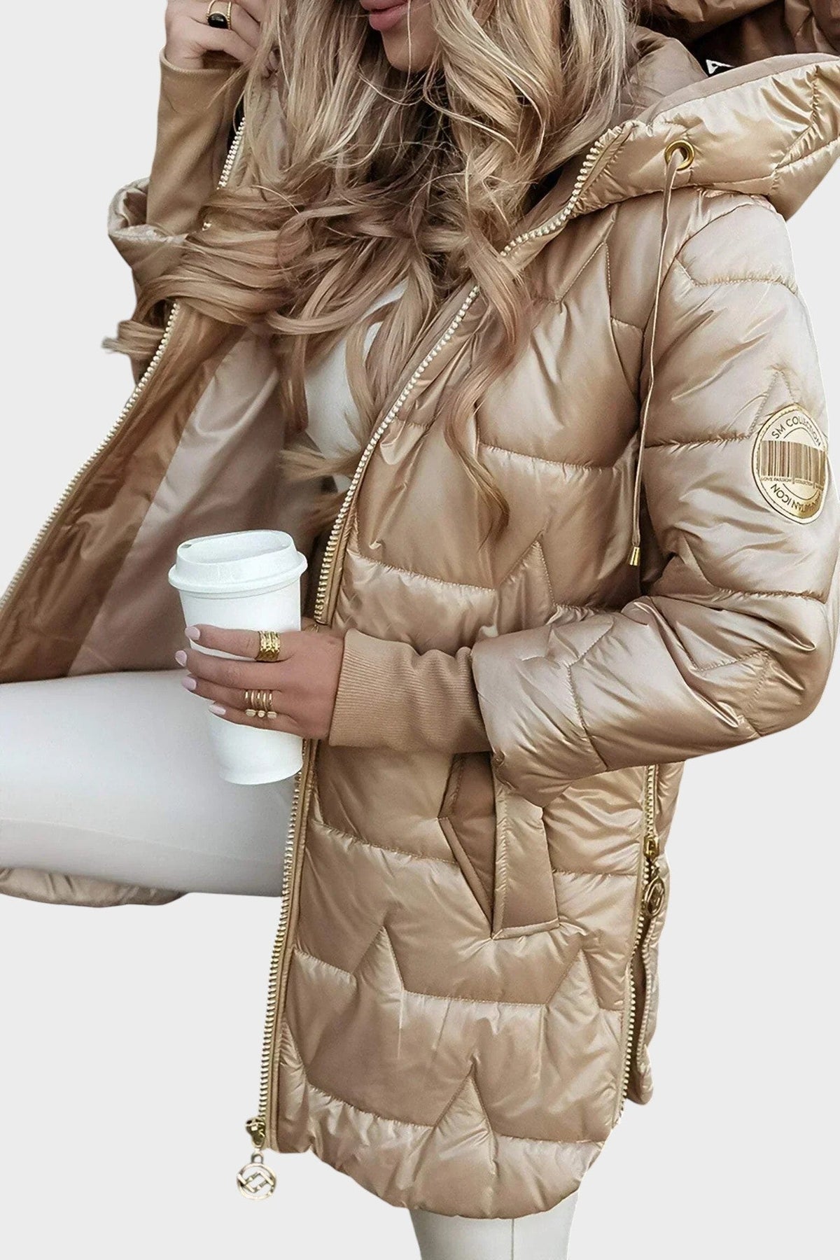 Denisa ™ | Elegant Winter Coat with Hood and Lining