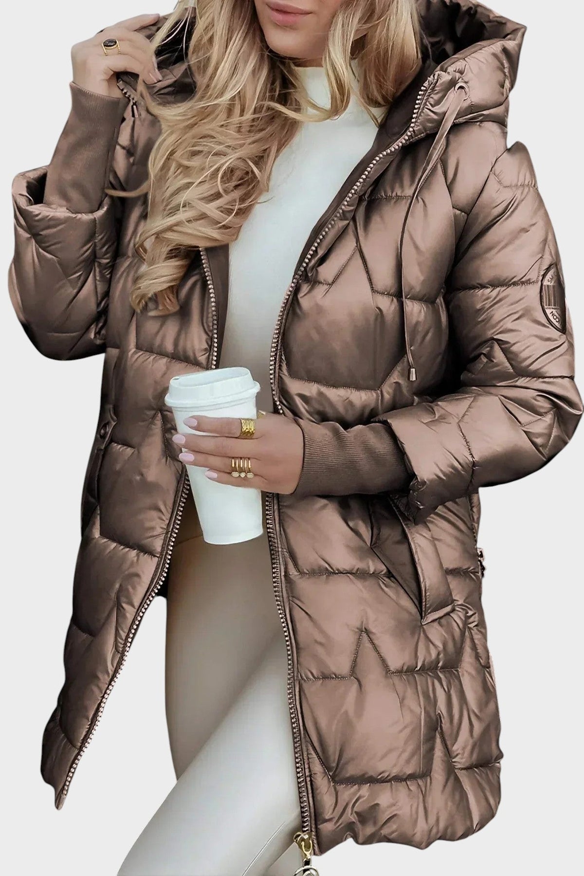 Denisa ™ | Elegant Winter Coat with Hood and Lining