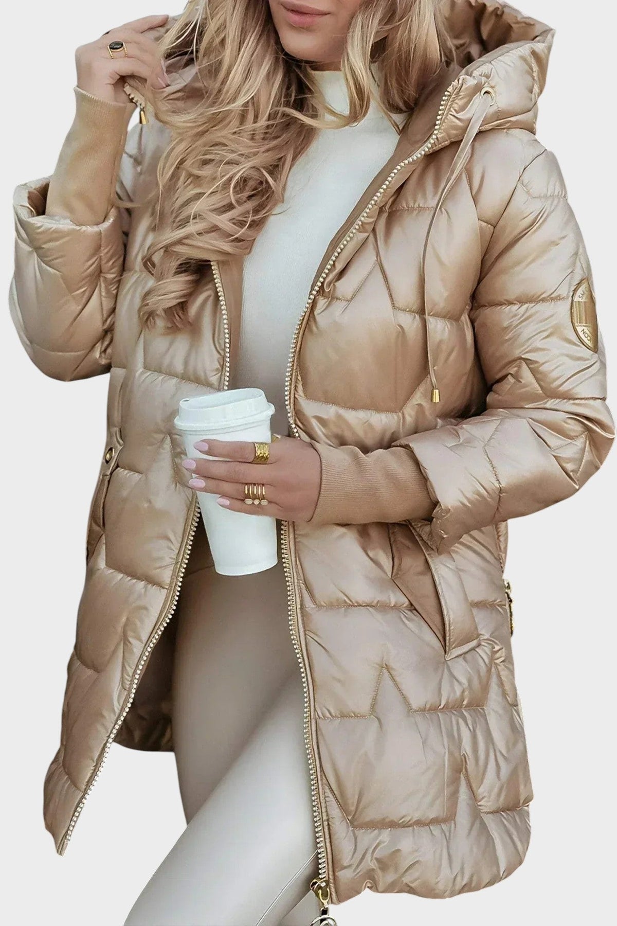Denisa ™ | Elegant Winter Coat with Hood and Lining