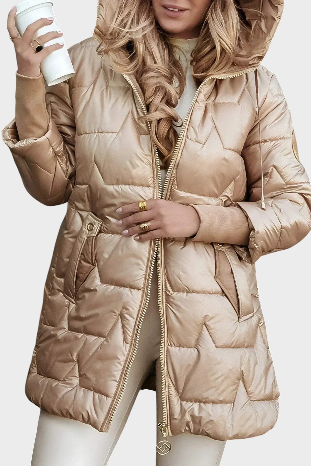 Denisa ™ | Elegant Winter Coat with Hood and Lining
