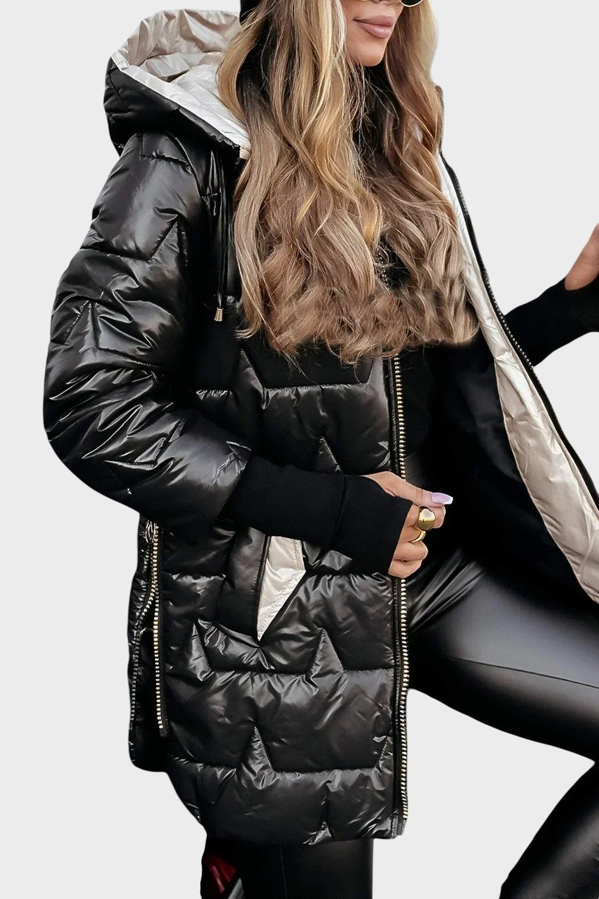 Denisa ™ | Elegant Winter Coat with Hood and Lining