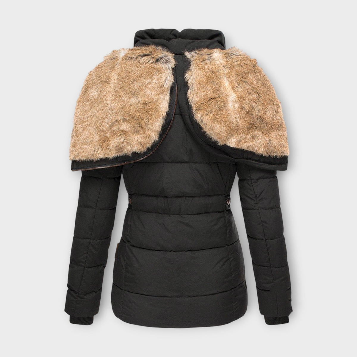 Emine ™ | Leather Jacket with Fur Lining
