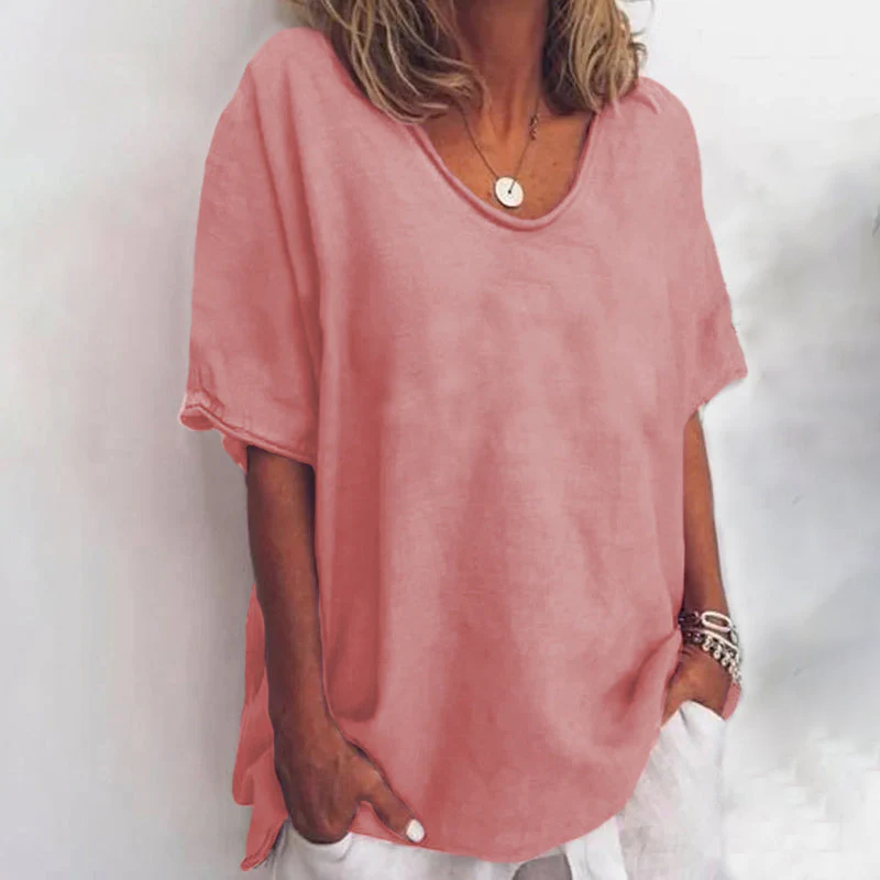 Irene | Soft Draped Everyday Top – Confidence Without Compromise