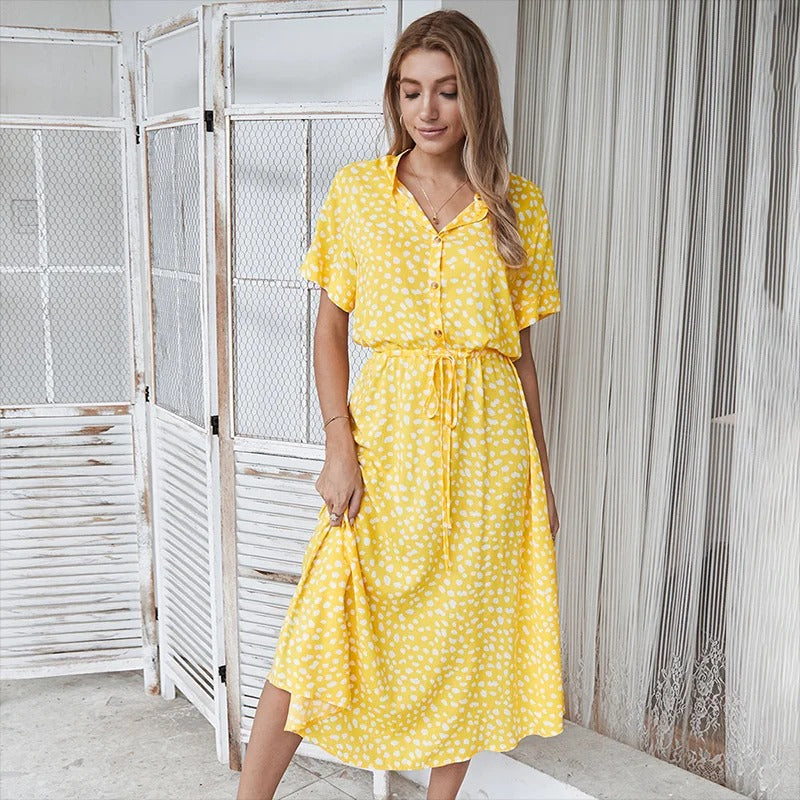Faelina - Printed Summer Dress