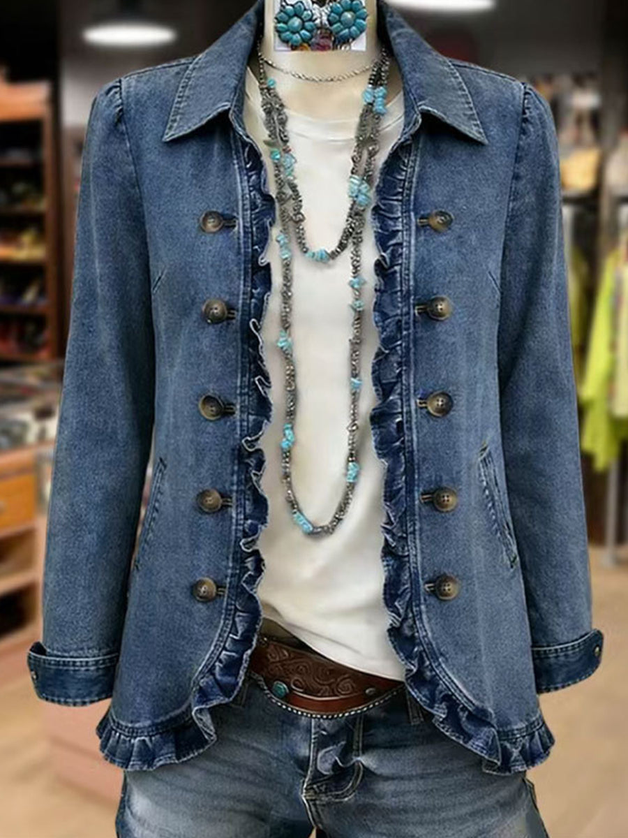 Federica | Jacket with Ruffles