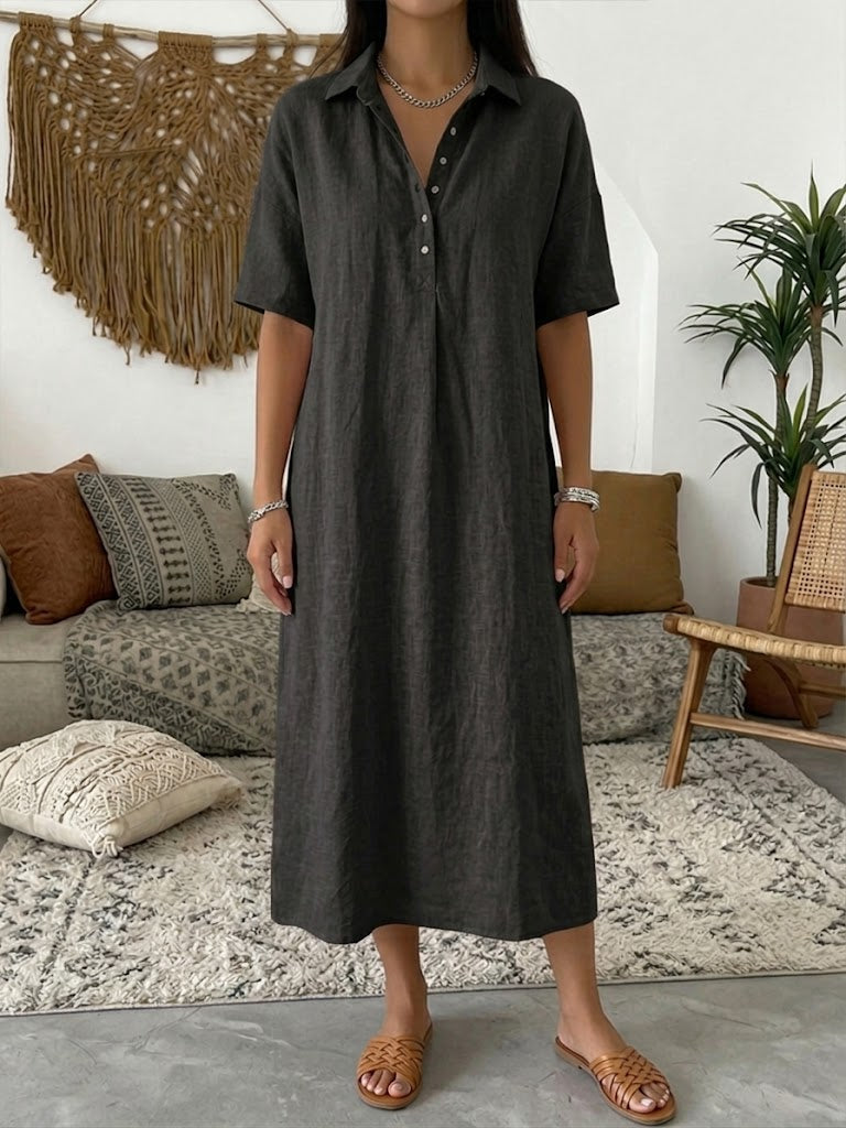Lioré | Light Polo Midi Dress