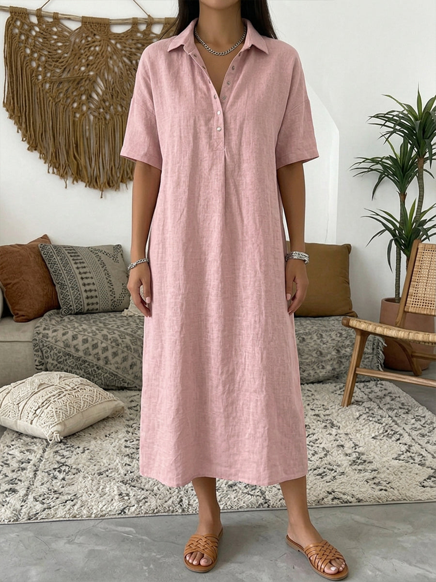 Lioré | Light Polo Midi Dress