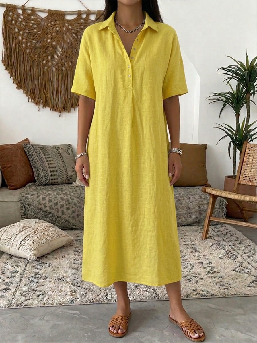 Lioré | Light Polo Midi Dress