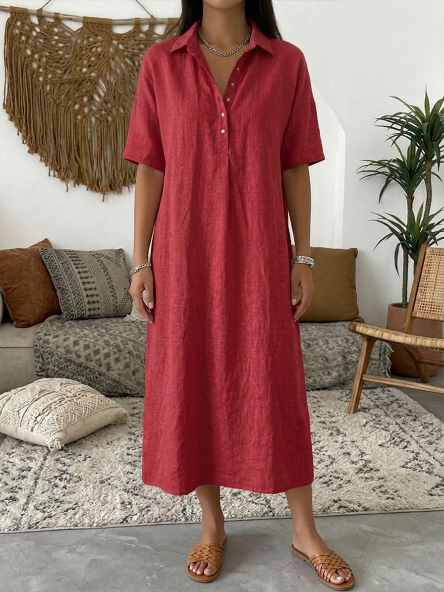 Lioré | Light Polo Midi Dress
