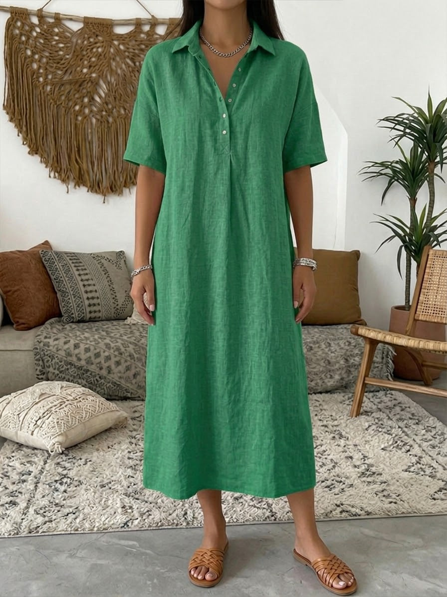 Lioré | Light Polo Midi Dress