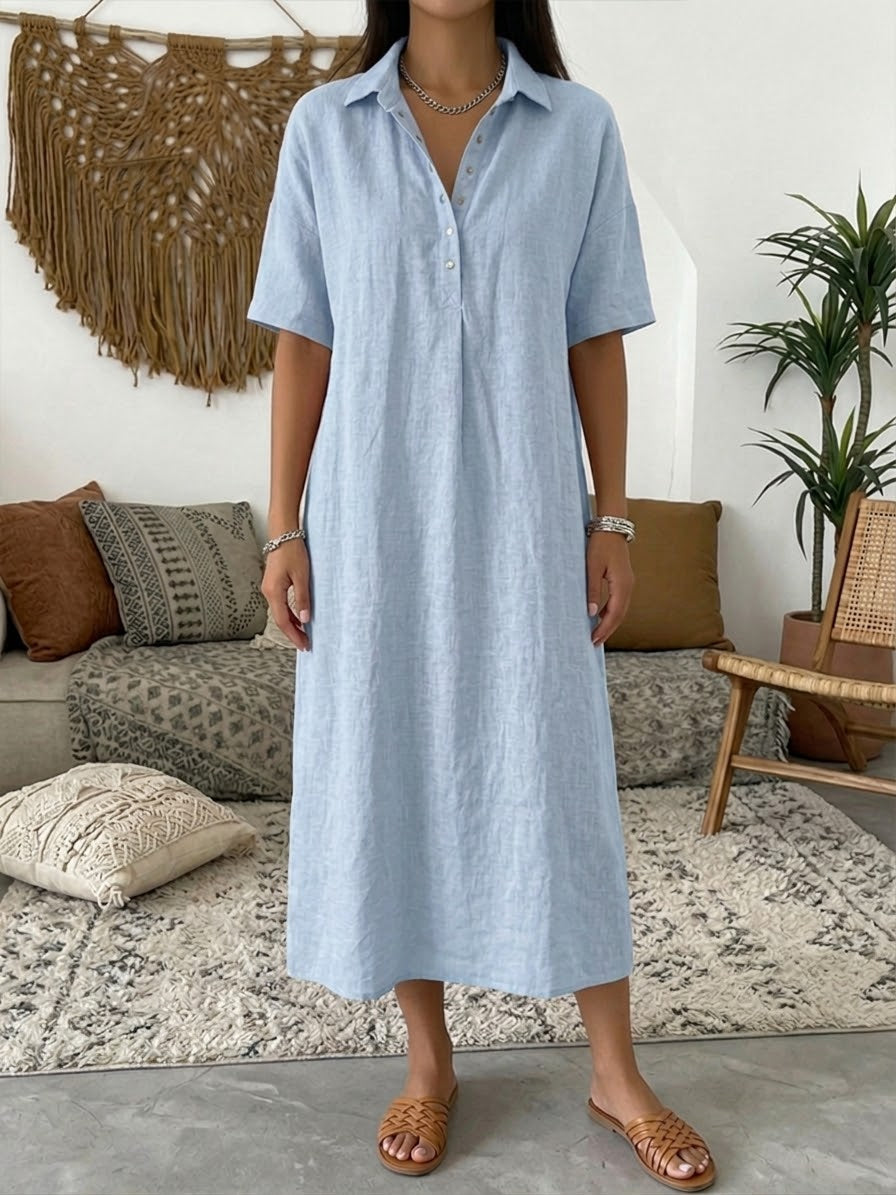 Lioré | Light Polo Midi Dress