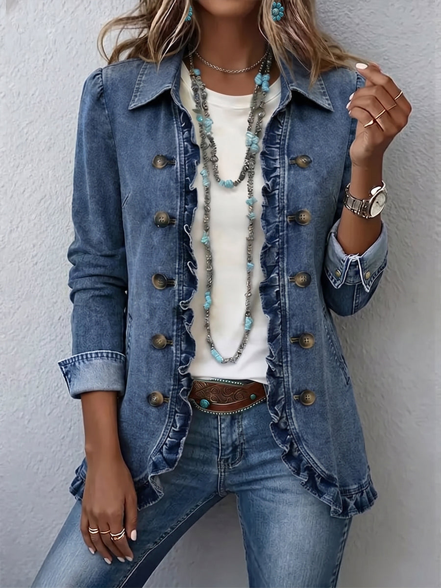 Federica | Jacket with Ruffles