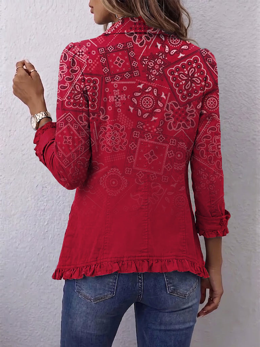 Gala | Bohemia Paisley Degraded with Ruffles