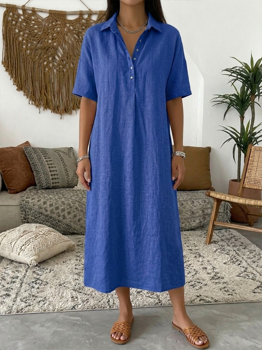 Lioré | Light Polo Midi Dress