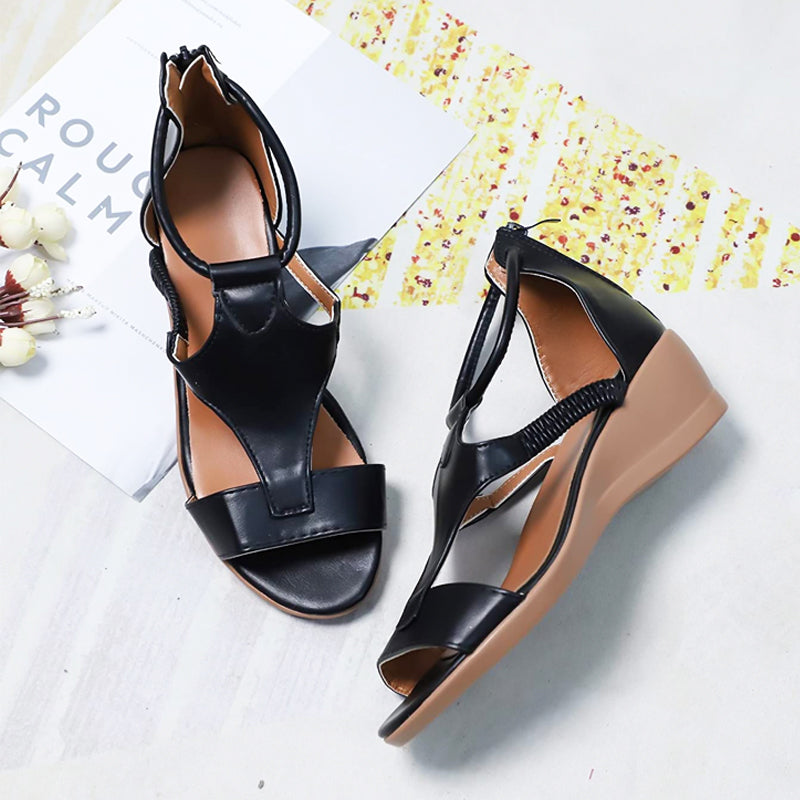 Anne | Leather Heeled Sandals