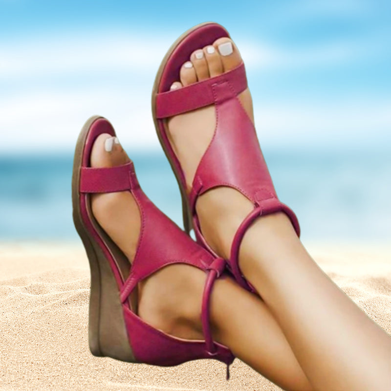 Anne | Leather Heeled Sandals