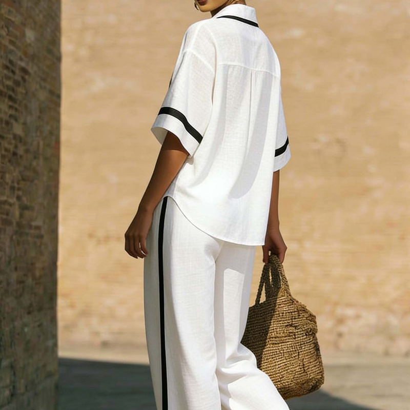 Nóra | Color Blocked Two-Piece Women's Set